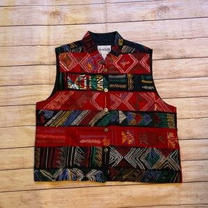 Women’s Chico’s Boho style vest size 3